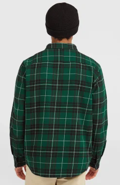 Homme O'Neill Tops & Chemises|Protection Anti-Uv-HommesChemise Must-Have en flanelle| Vert