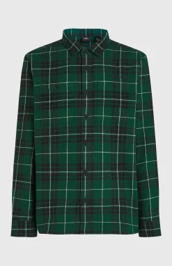 Homme O'Neill Tops & Chemises|Protection Anti-Uv-HommesChemise Must-Have en flanelle| Vert