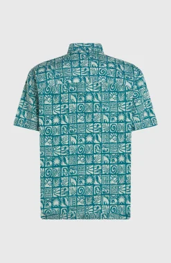 Homme O'Neill Tops & Chemises|Protection Anti-Uv-HommesChemise Print| Bleu
