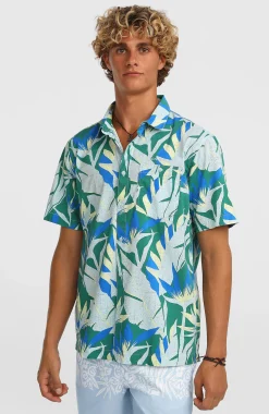 Homme O'Neill Tops & Chemises|Protection Anti-Uv-HommesChemise Print| Bleu