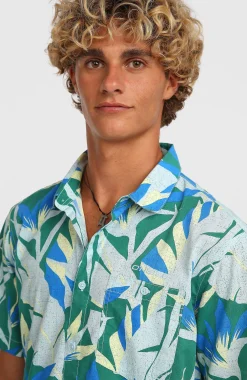Homme O'Neill Tops & Chemises|Protection Anti-Uv-HommesChemise Print| Bleu