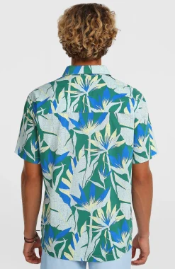 Homme O'Neill Tops & Chemises|Protection Anti-Uv-HommesChemise Print| Bleu