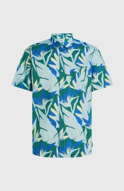 Homme O'Neill Tops & Chemises|Protection Anti-Uv-HommesChemise Print| Bleu
