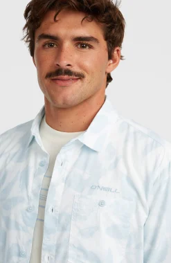 Homme O'Neill Tops & Chemises|Protection Anti-Uv-HommesChemise Print| Blanc