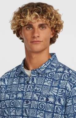 Homme O'Neill Tops & Chemises|Protection Anti-Uv-HommesChemise Print| Bleu Mix