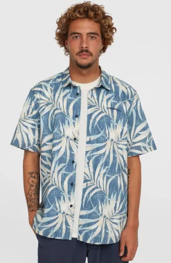 Homme O'Neill Tops & Chemises|Protection Anti-Uv-HommesChemise Print| Bleu