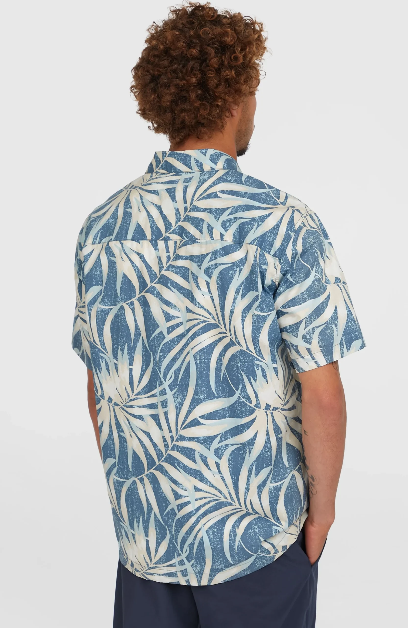 Homme O'Neill Tops & Chemises|Protection Anti-Uv-HommesChemise Print| Bleu