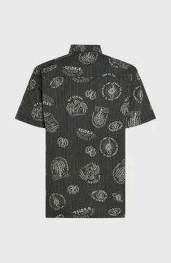 Homme O'Neill Tops & Chemises|Protection Anti-Uv-HommesChemise Print| Noire