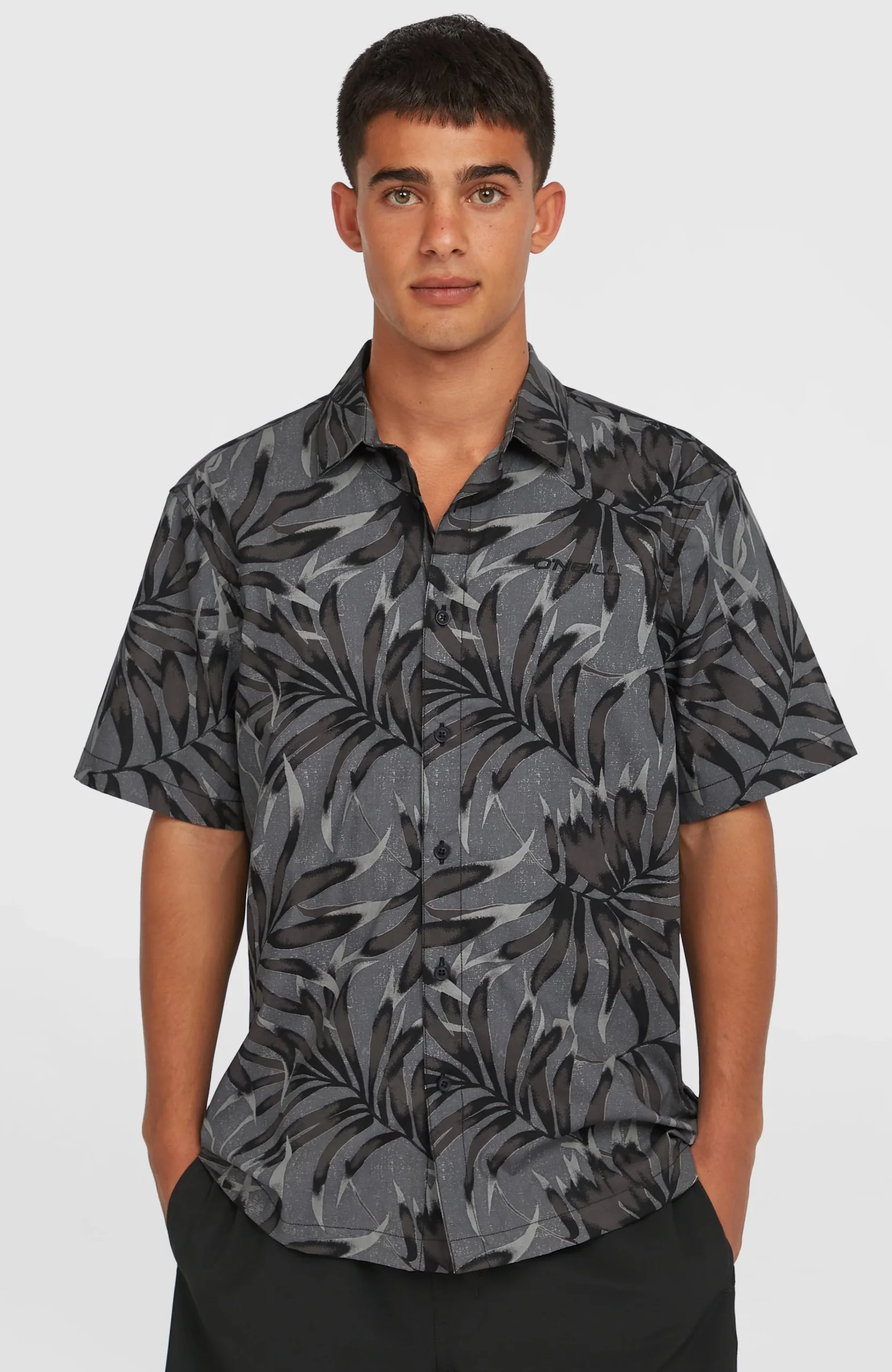 Homme O'Neill Tops & Chemises|Protection Anti-Uv-HommesChemise Print| Noire
