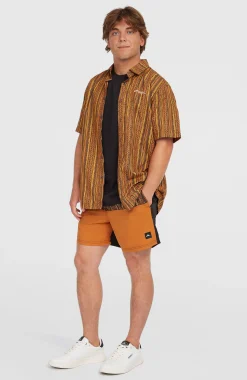 Homme O'Neill Tops & Chemises|Protection Anti-Uv-HommesChemise Print| Orange
