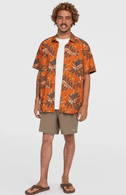 Homme O'Neill Tops & Chemises|Protection Anti-Uv-HommesChemise Print| Orange