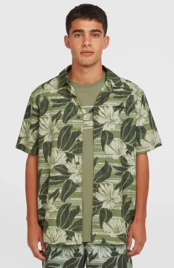 Homme O'Neill Tops & Chemises|Protection Anti-Uv-HommesChemise Print| Vert
