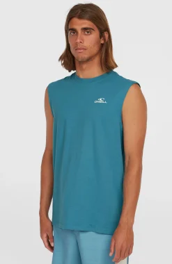 Homme O'Neill T-Shirts|Protection Anti-Uv-HommesDébardeur Graphic| Bleu