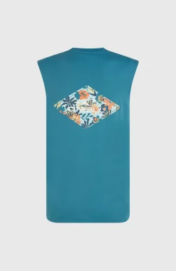 Homme O'Neill T-Shirts|Protection Anti-Uv-HommesDébardeur Graphic| Bleu