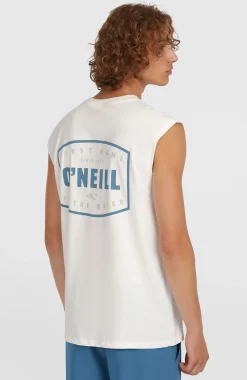 Homme O'Neill T-Shirts|Protection Anti-Uv-HommesDébardeur Graphic| Blanc