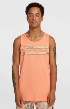 Homme O'Neill T-Shirts|Protection Anti-Uv-HommesDébardeur Graphic| Orange