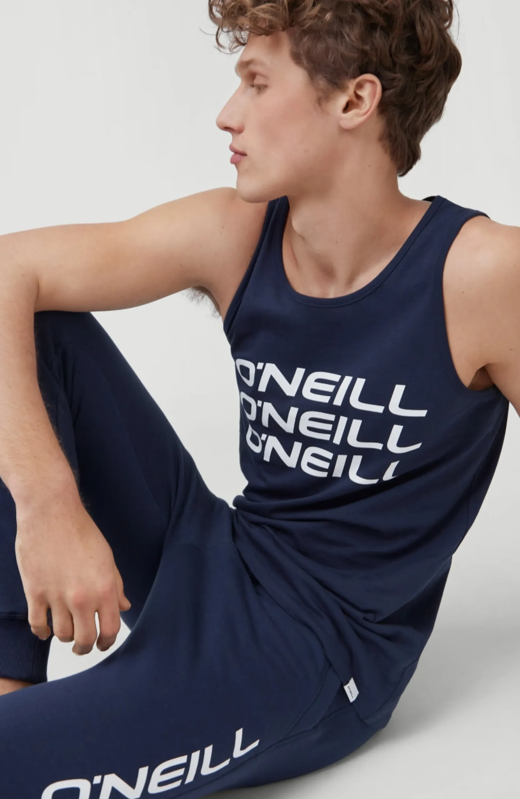 Homme O'Neill T-Shirts|Protection Anti-Uv-HommesDébardeur Triple Stack| Bleu