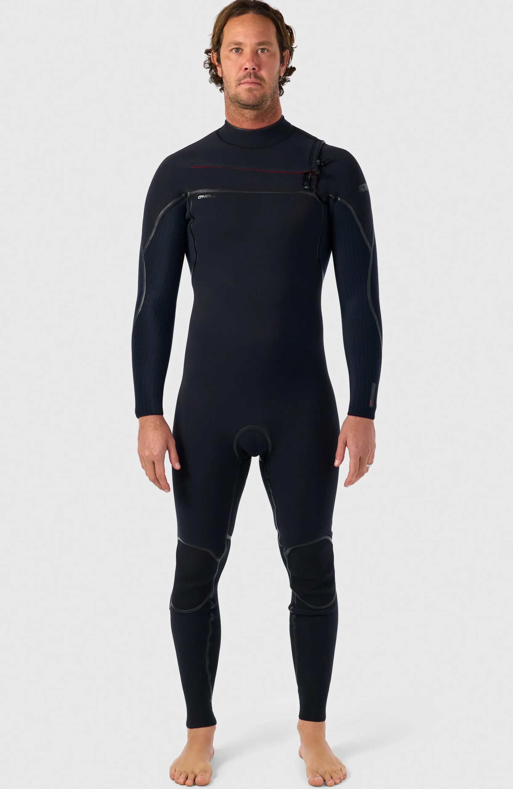 Homme O'Neill Combinaisons|Protection Anti-Uv-HommesHyperfreak Fire 3/2mm+ Chest Zip Full Wetsuit| Noire