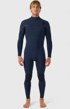 Homme O'Neill Combinaisons|Protection Anti-Uv-HommesHyperfreak Fire 5/4mm+ Chest Zip Full Wetsuit| Noire