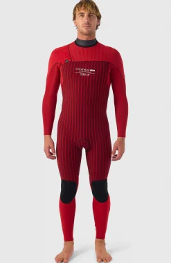 Homme O'Neill Combinaisons|Protection Anti-Uv-HommesHyperfreak Fire 5/4mm+ Chest Zip Full Wetsuit| Noire