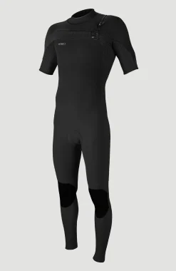 Homme O'Neill Combinaisons|Protection Anti-Uv-HommesHyperfreak 2mm Chest Zip Shortsleeve Full Wetsuit| Noire