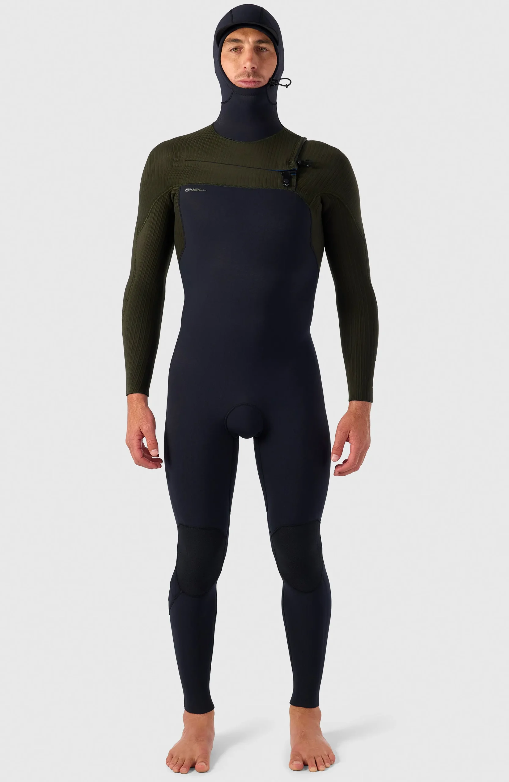 Homme O'Neill Combinaisons|Protection Anti-Uv-HommesHyperfreak Plus 5/4mm Chest Zip Full Wetsuit w/Hood| Noire