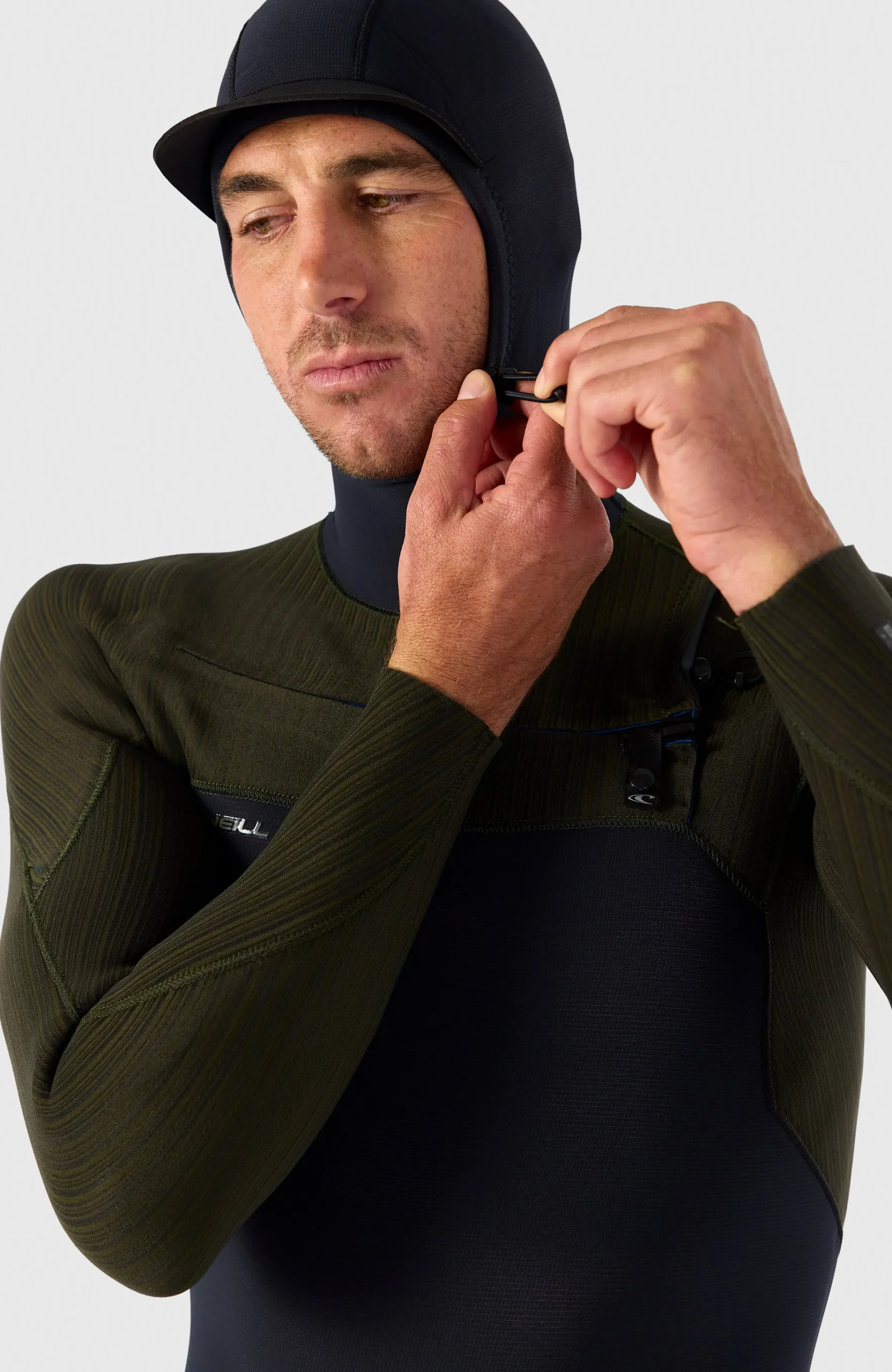 Homme O'Neill Combinaisons|Protection Anti-Uv-HommesHyperfreak Plus 5/4mm Chest Zip Full Wetsuit w/Hood| Noire