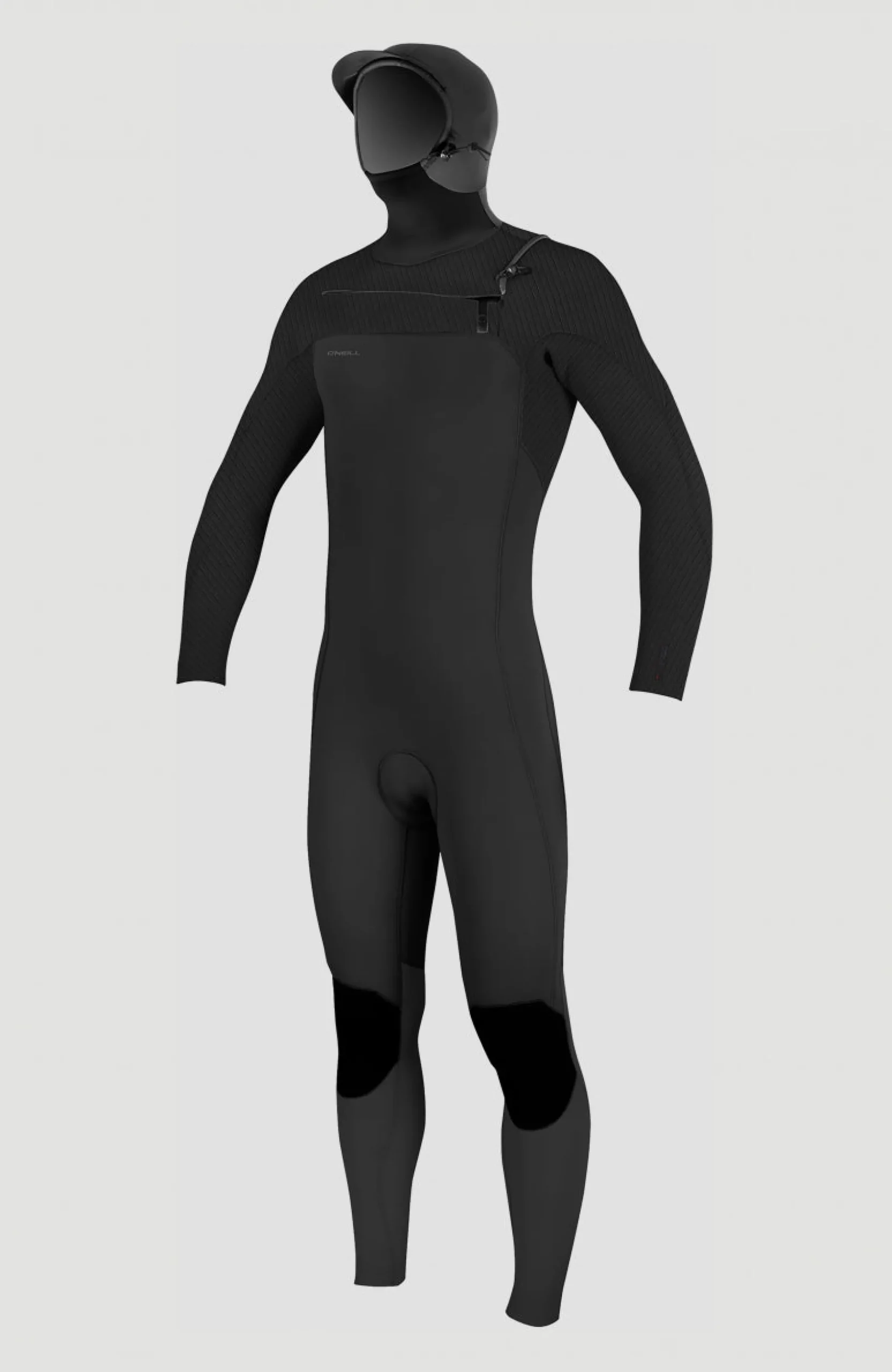 Homme O'Neill Combinaisons|Protection Anti-Uv-HommesHyperfreak Plus 5/4mm Chest Zip Full Wetsuit w/Hood| Noire