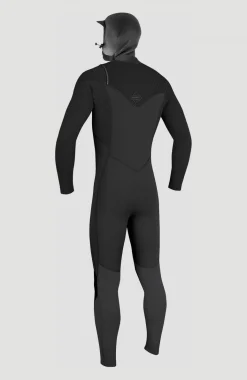Homme O'Neill Combinaisons|Protection Anti-Uv-HommesHyperfreak Plus 5/4mm Chest Zip Full Wetsuit w/Hood| Noire