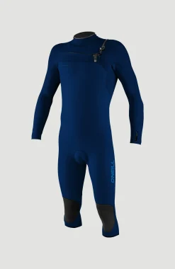 Homme O'Neill Combinaisons|Protection Anti-Uv-HommesHyperfreak Plus 4/3mm Chest Zip Overknee Wetsuit| Bleu