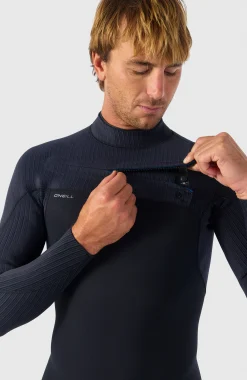 Homme O'Neill Combinaisons|Protection Anti-Uv-HommesHyperfreak Plus 5/4mm Chest Zip Full Wetsuit| Noire