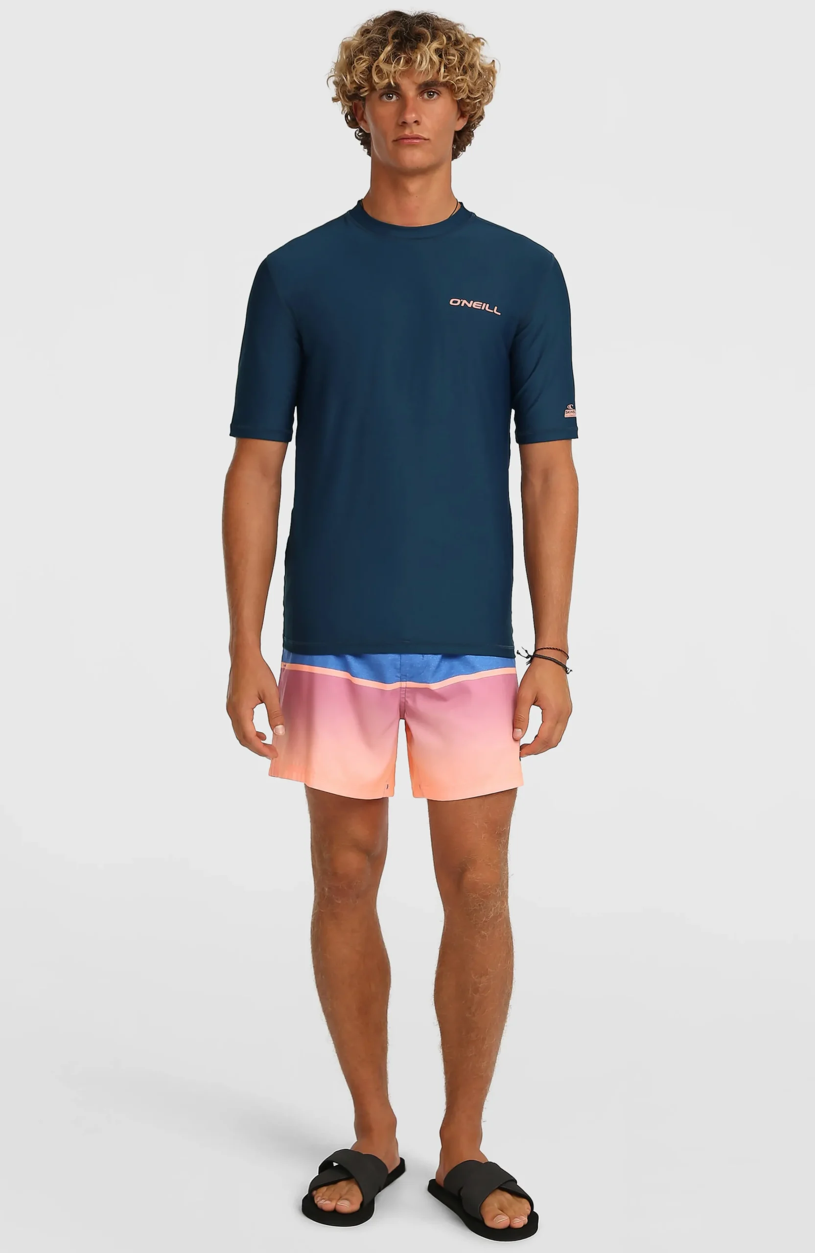 Homme O'Neill Protection Anti-Uv|Protection Anti-Uv-HommesLycra à manches courtes | Bleu