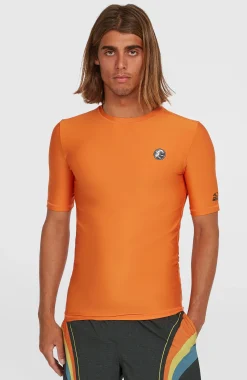 Homme O'Neill Protection Anti-Uv|Protection Anti-Uv-HommesLycra à manches courtes O'Riginals| Orange