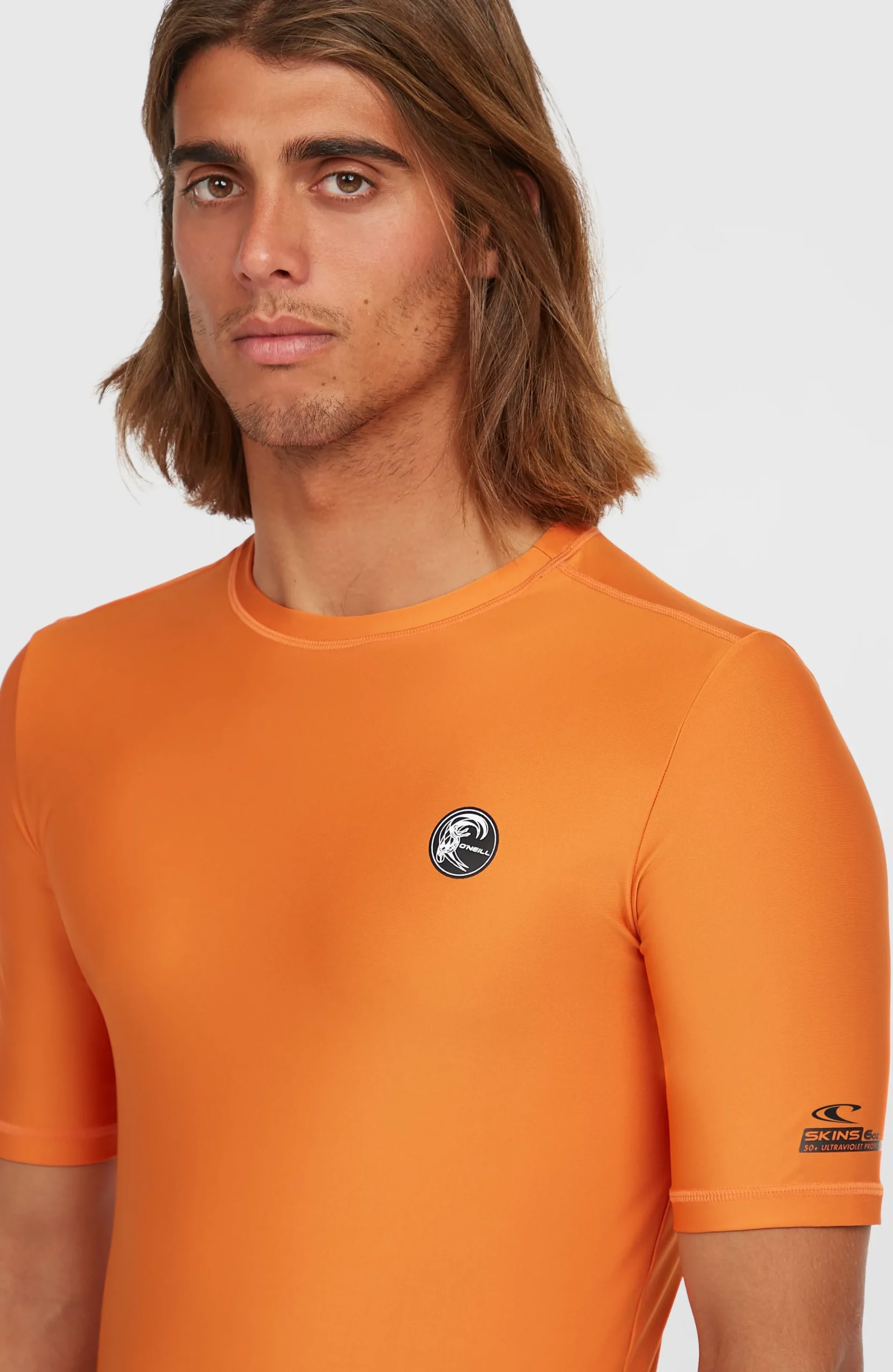 Homme O'Neill Protection Anti-Uv|Protection Anti-Uv-HommesLycra à manches courtes O'Riginals| Orange