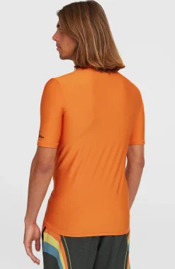 Homme O'Neill Protection Anti-Uv|Protection Anti-Uv-HommesLycra à manches courtes O'Riginals| Orange