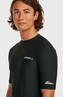 Homme O'Neill Protection Anti-Uv|Protection Anti-Uv-HommesLycra à manches courtes | Noire
