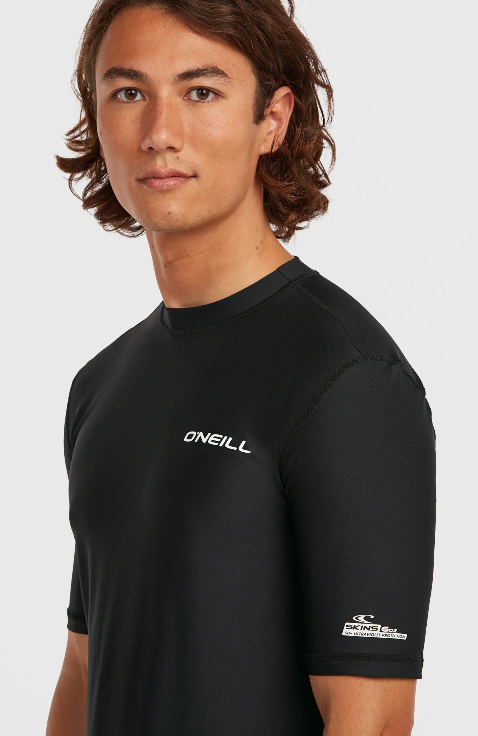 Homme O'Neill Protection Anti-Uv|Protection Anti-Uv-HommesLycra à manches courtes | Noire