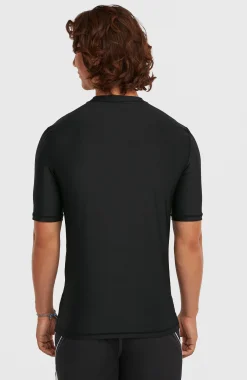 Homme O'Neill Protection Anti-Uv|Protection Anti-Uv-HommesLycra à manches courtes | Noire