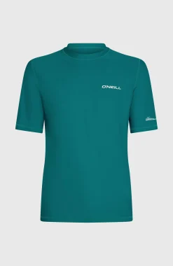 Homme O'Neill Protection Anti-Uv|Protection Anti-Uv-HommesLycra à manches courtes | Vert
