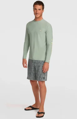 Homme O'Neill Protection Anti-Uv|Protection Anti-Uv-HommesLycra à manches longues | Vert