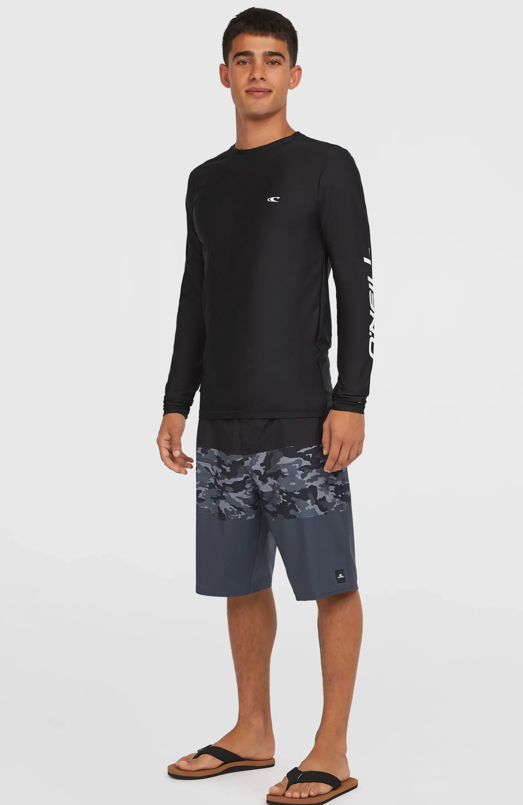 Homme O'Neill Protection Anti-Uv|Protection Anti-Uv-HommesLycra à manches longues Essentials| Noire