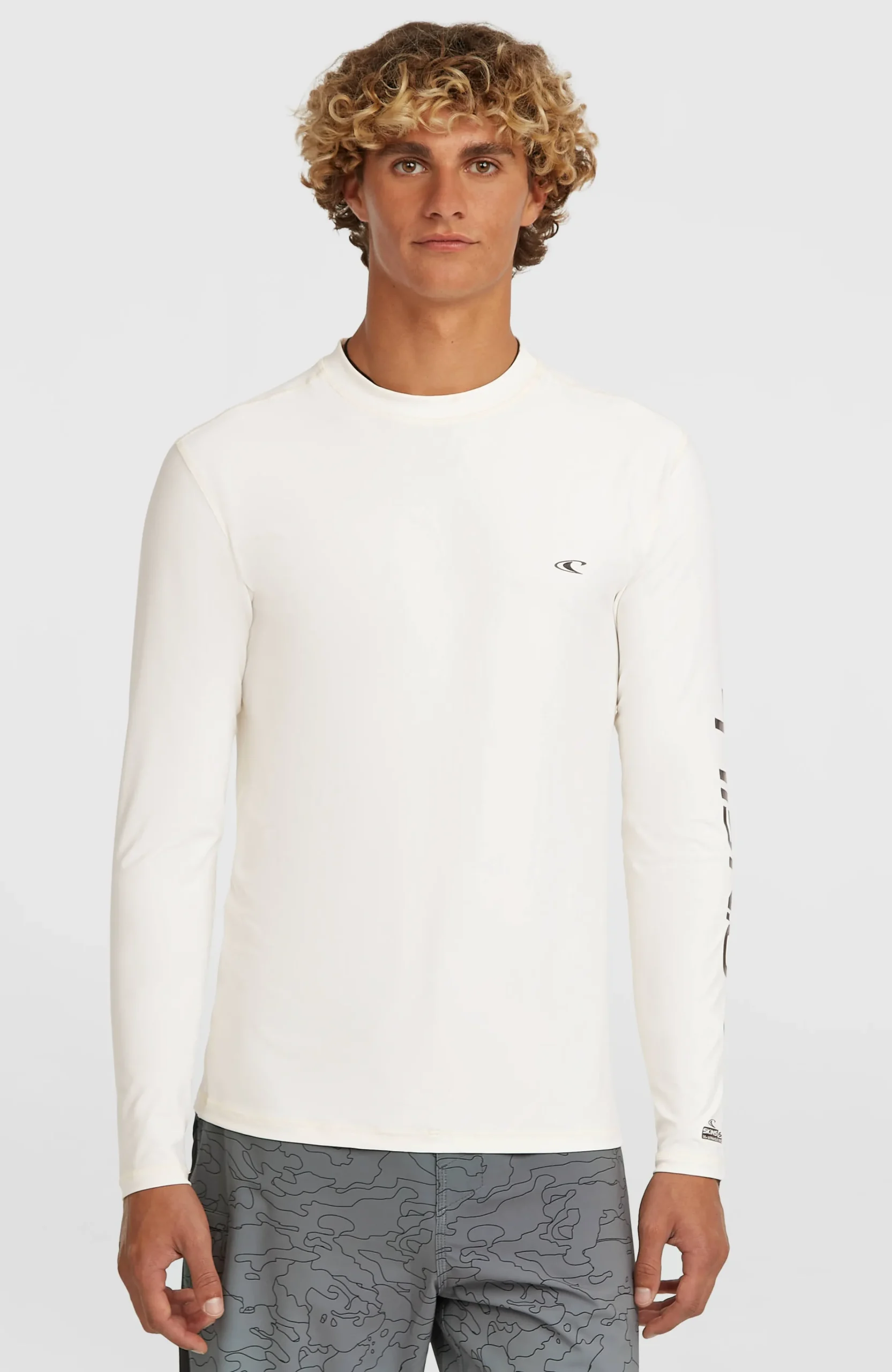 Homme O'Neill Protection Anti-Uv|Protection Anti-Uv-HommesLycra à manches longues | Blanc