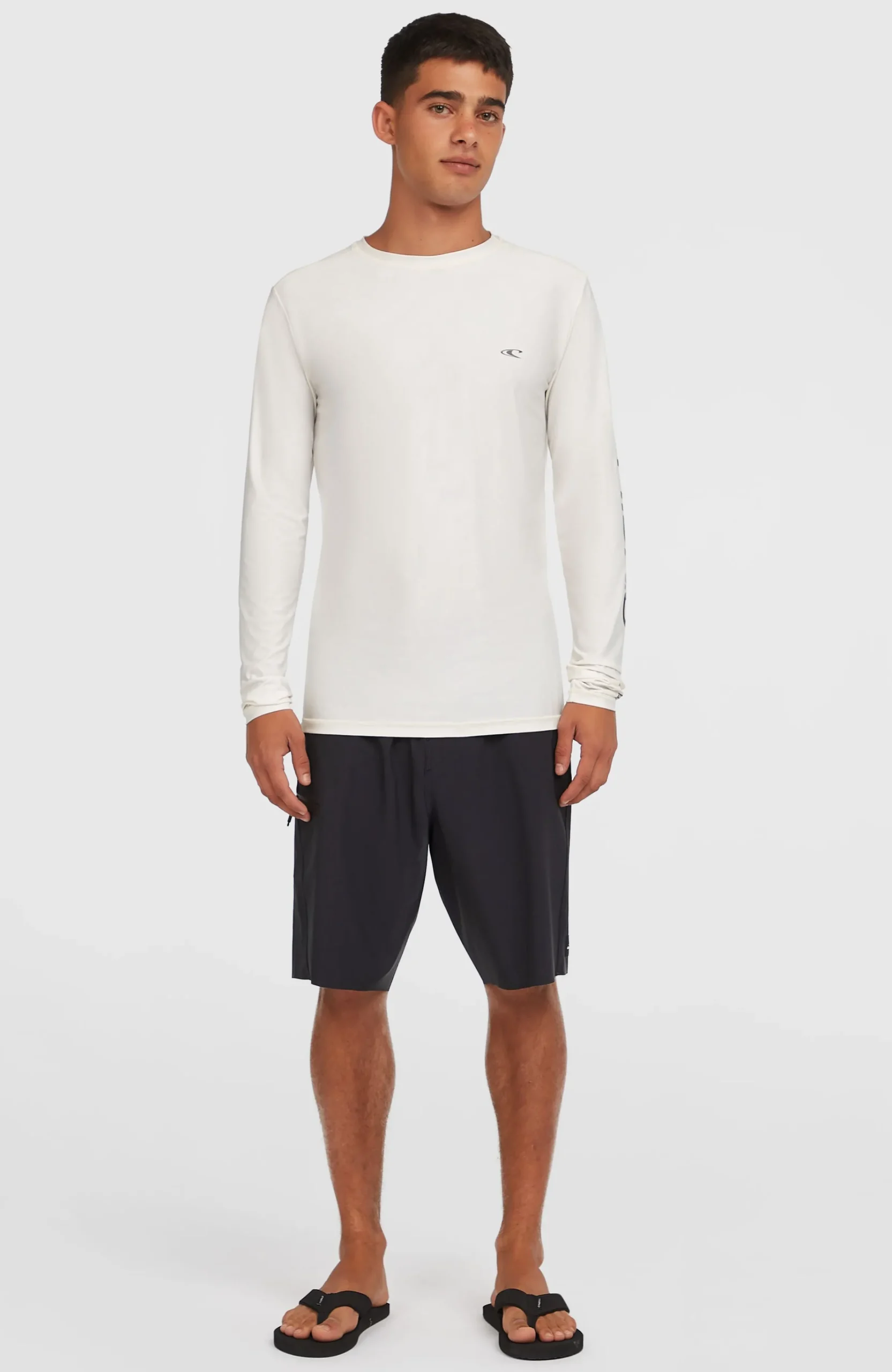 Homme O'Neill Protection Anti-Uv|Protection Anti-Uv-HommesLycra à manches longues Essentials| Blanc