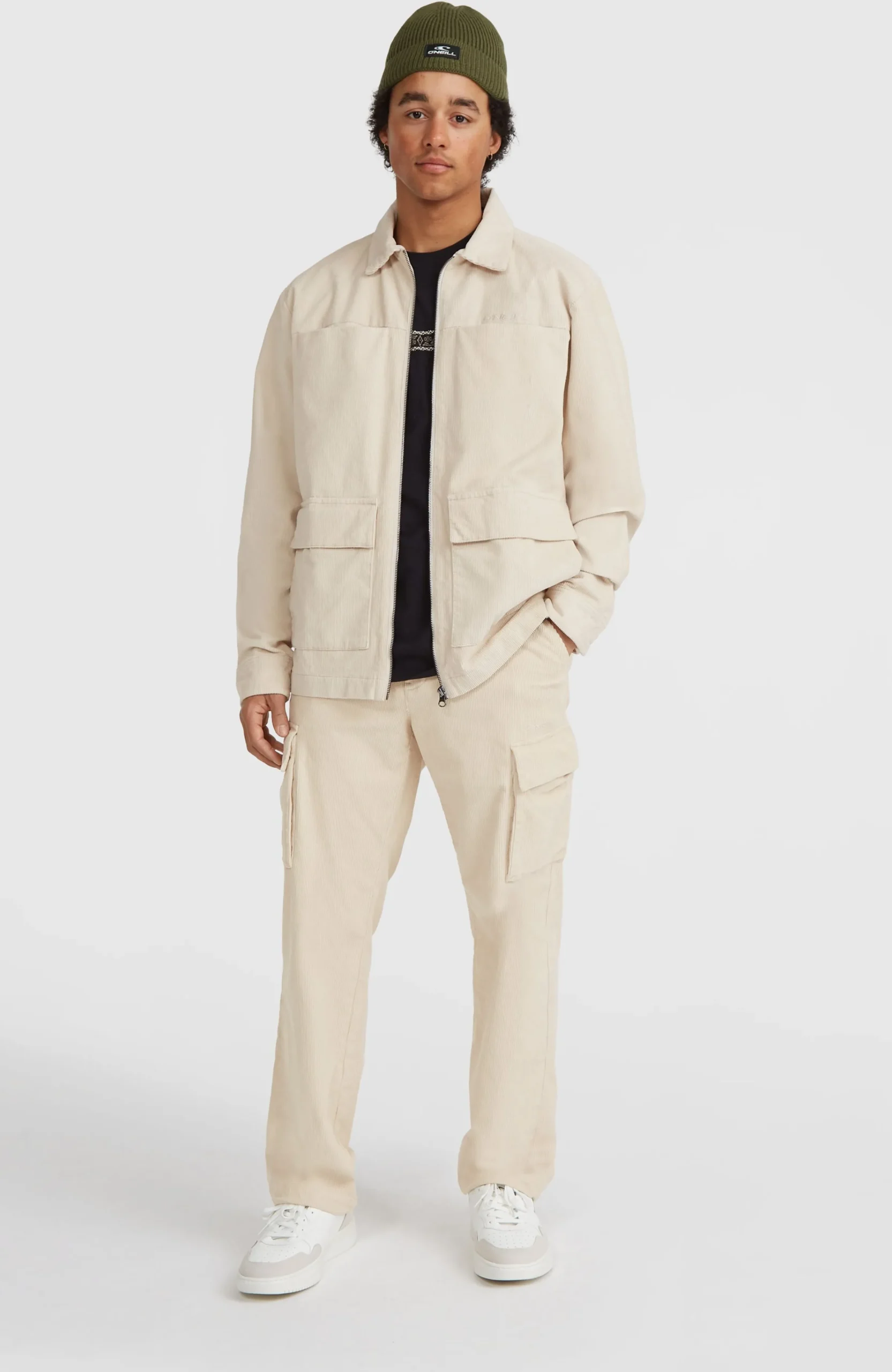 Homme O'Neill Pantalons|Protection Anti-Uv-HommesPantalon cargo en velours côtelé Surf Heroes| Beige