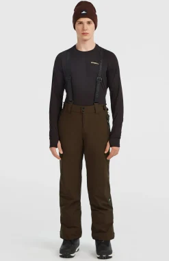 Homme O'Neill Pantalons De Ski|Pantalons De Snowboard-HommesPantalon de ski à bretelles FWC'Cruz| Brun