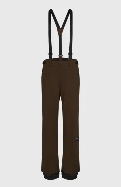 Homme O'Neill Pantalons De Ski|Pantalons De Snowboard-HommesPantalon de ski à bretelles FWC'Cruz| Brun