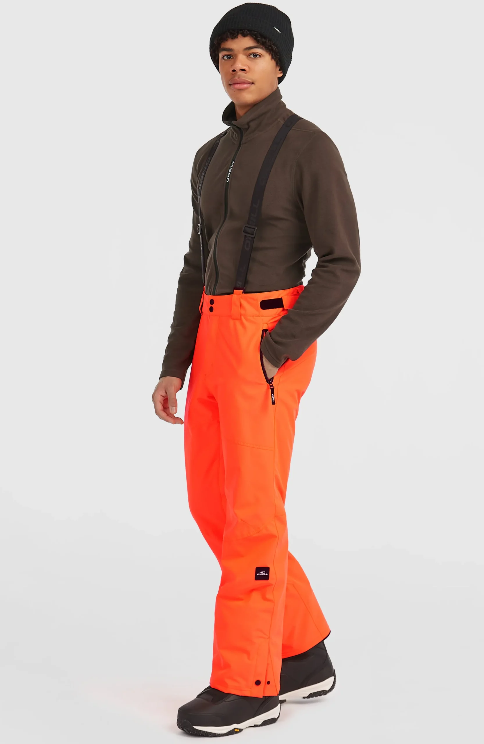 Homme O'Neill Pantalons De Ski|Pantalons De Snowboard-HommesPantalon de ski à bretelles FWC'Cruz| Rouge