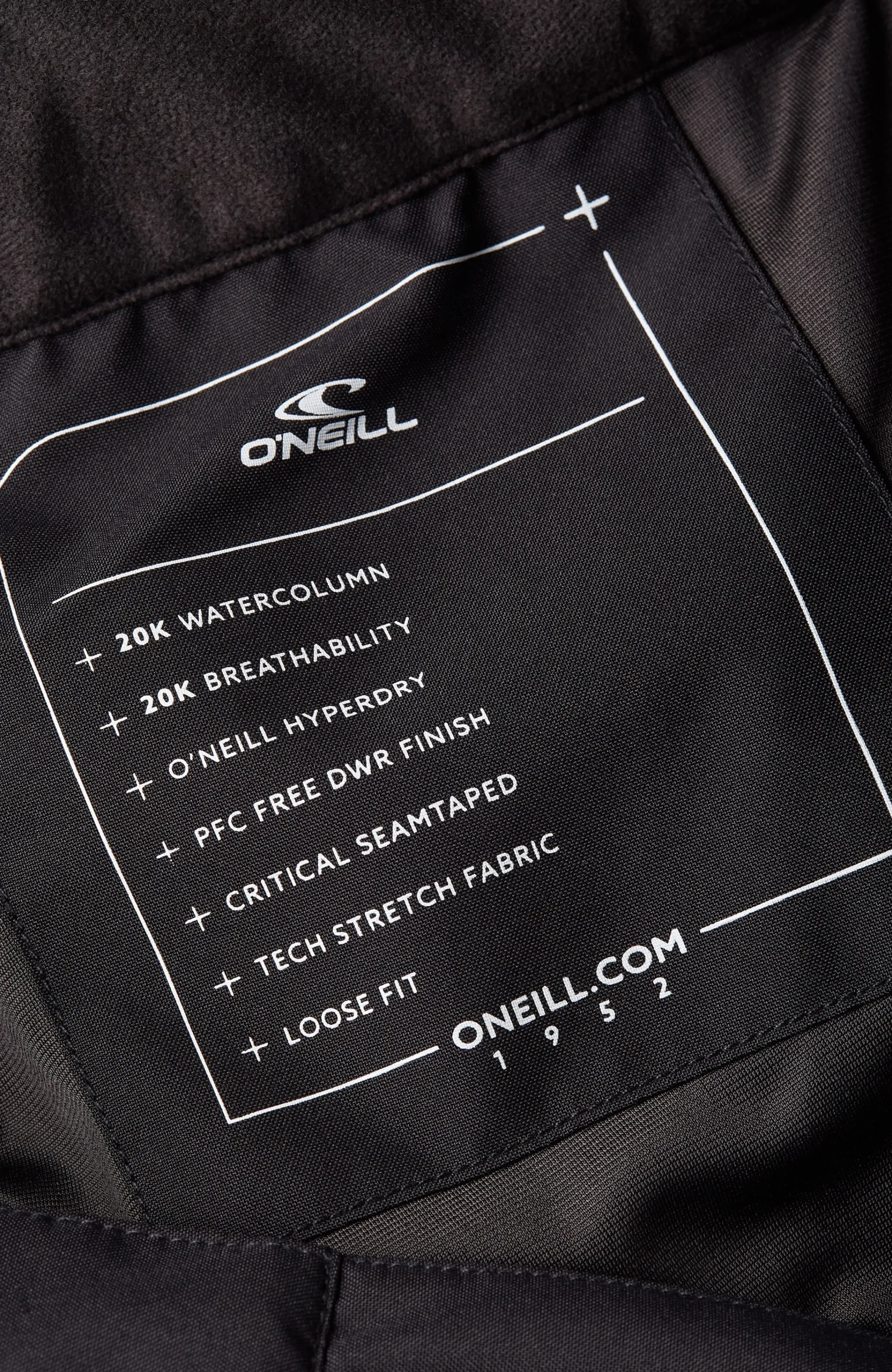 Homme O'Neill Pantalons De Ski|Pantalons De Snowboard-HommesPantalon de ski O'Riginals Park Loose| Noire