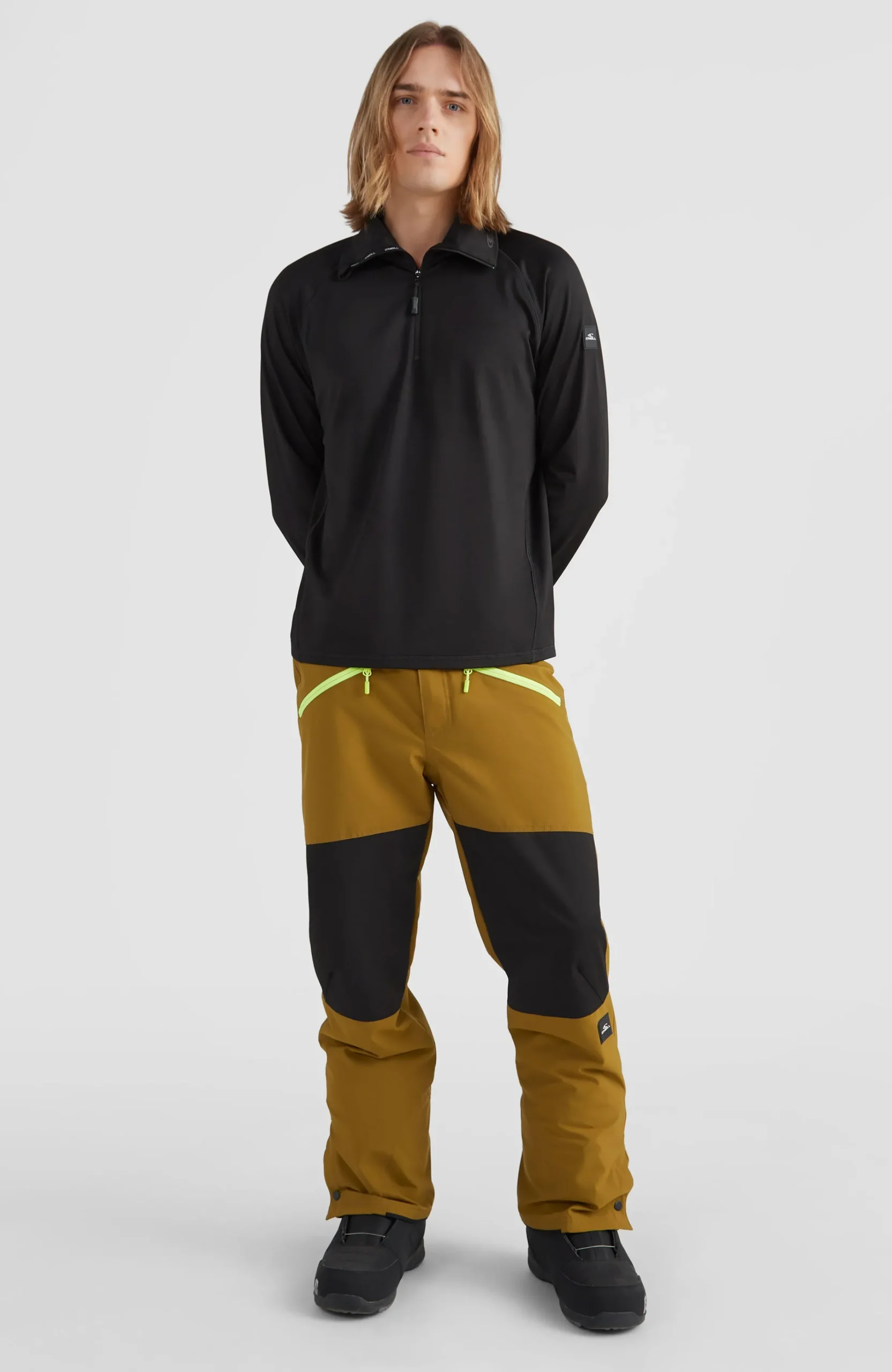 Homme O'Neill Polaires|Polaires & Sous-Couches-HommesPolaire à col demi-zip Clime| Noire
