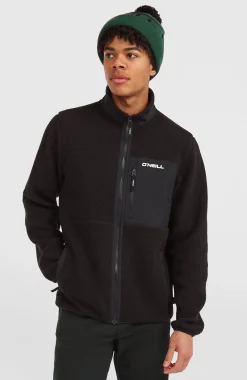 Homme O'Neill Polaires|Protection Anti-Uv-HommesPolaire à poils longs et zip intégral Must-Have| Noire